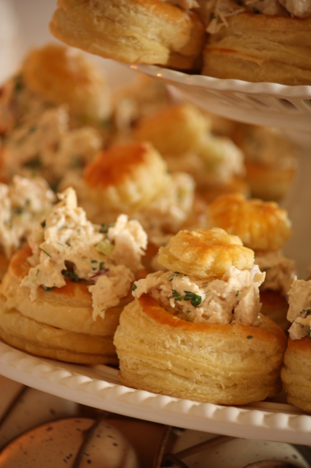 HERBED CHICKEN SALAD IN PUFF PASTRY CUPS StoneGable