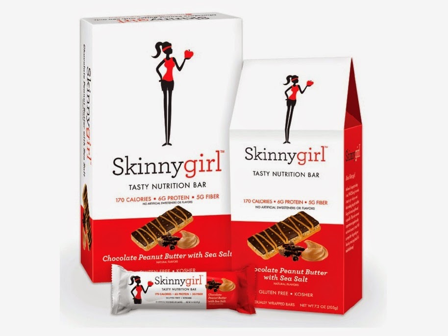 Skinnygirl Tasty Nutrition Bars packaging