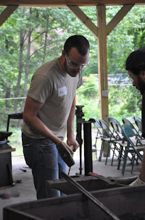 knife mohawk forge valley works strikes eric blank