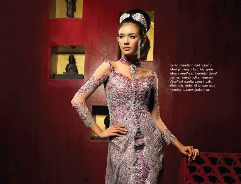 kebaya wedding modern cape
