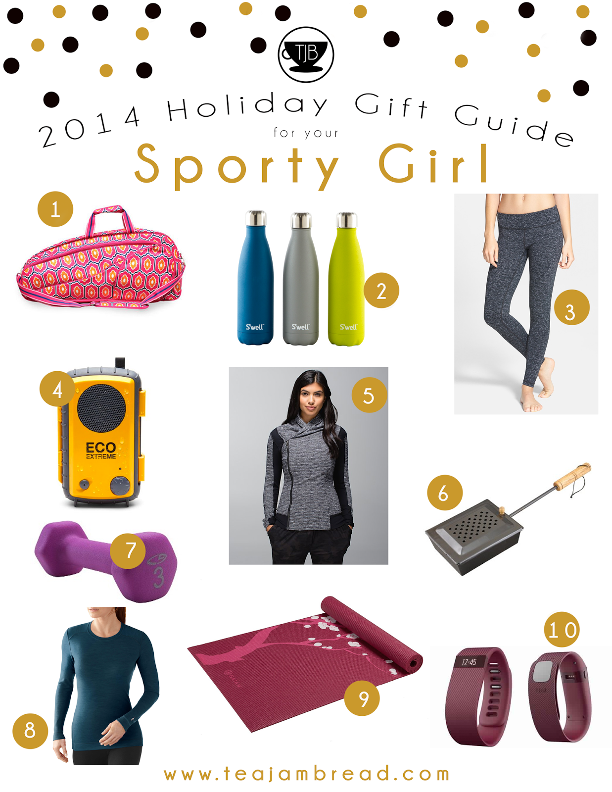 Tea with Jam and Bread 2014 Holiday Gift Guide Sporty Girl