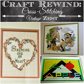 Craft Rewind: Cross-Stitching on Diane's Vintage Zest!