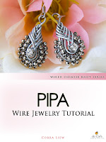 Step By Step Wire Jewelry Tutorial - PIPA Earrings, Wired Chinese Knot