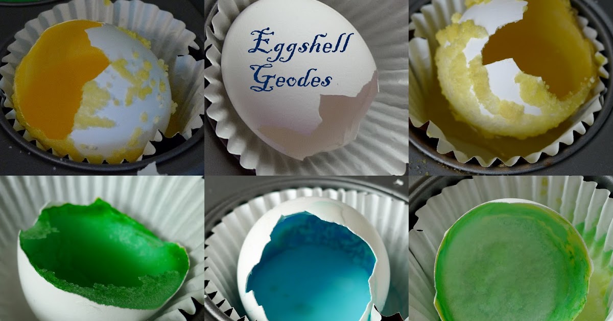 Play, Make, Learn Eggshell Geodes