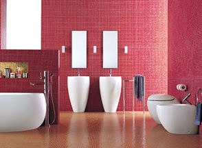decora y disena: Fotos de Baños Color Rosa