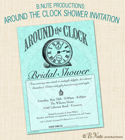 Bridal Shower Gift Basket Ideas on Around The Clock Bridal Shower   Gift Ideas For Every Hour
