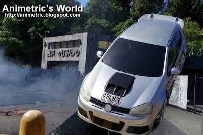 Universal Studios Tour featuring The Fast and The Furious