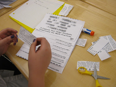Betta Math: Using the Math Practice Flipbook to Write about Math Tasks