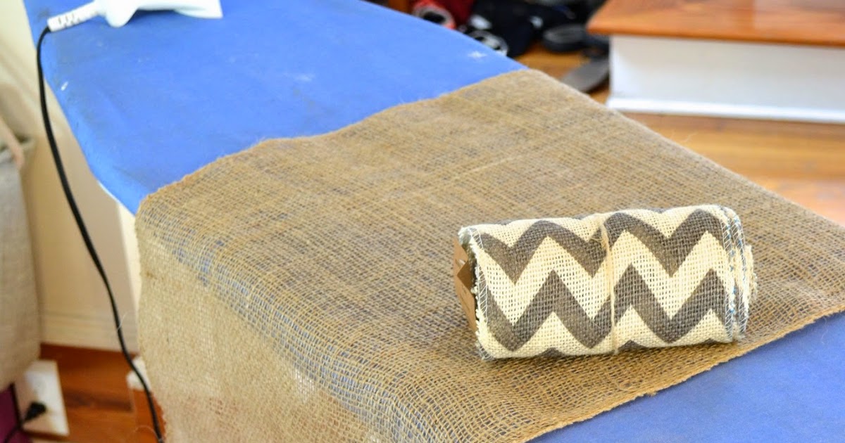 CK and Nate header DIY Burlap Table Runner