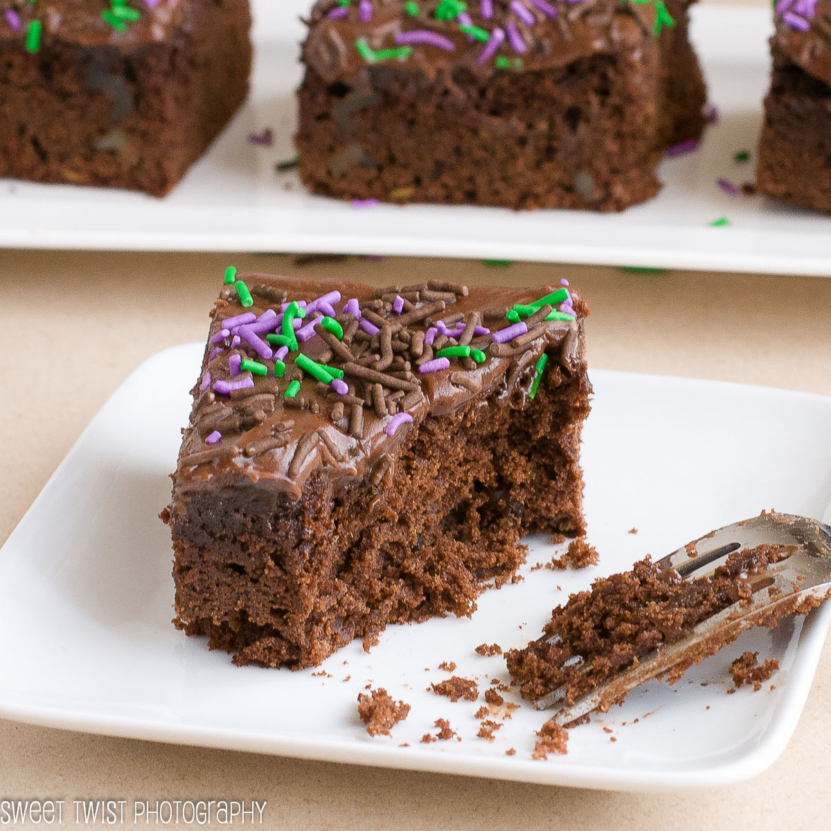 Sweet Twist of Blogging Avocado Protein Brownies (gluten free)