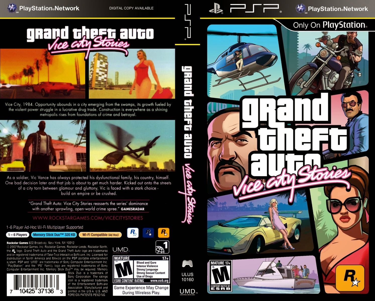 Grand Theft Auto - Vice City Stories PSP Game Iso