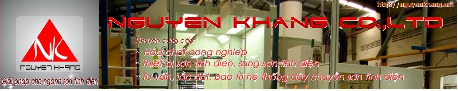 Nguyên Khang Co., Ltd. - Thiết bị sơn - Súng phun sơn - Sơn tĩnh điện - Hóa chất xử lý bề mặt 