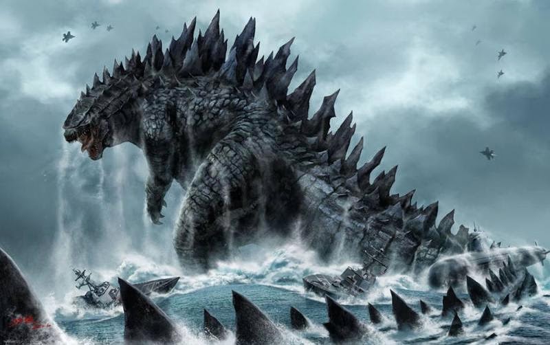 KUMPULAN GAMBAR FILM GODZILLA 2014 TERBARU Animasi Godzilla vs Muto