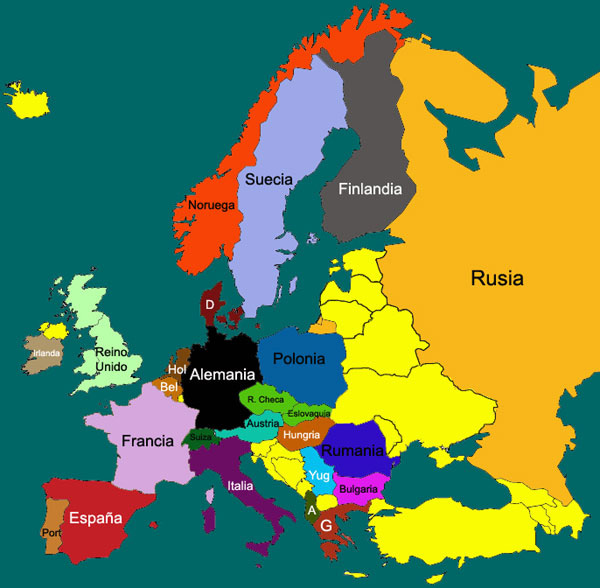 Lista De Paises Del Continente Europeo Y Sus Capitales