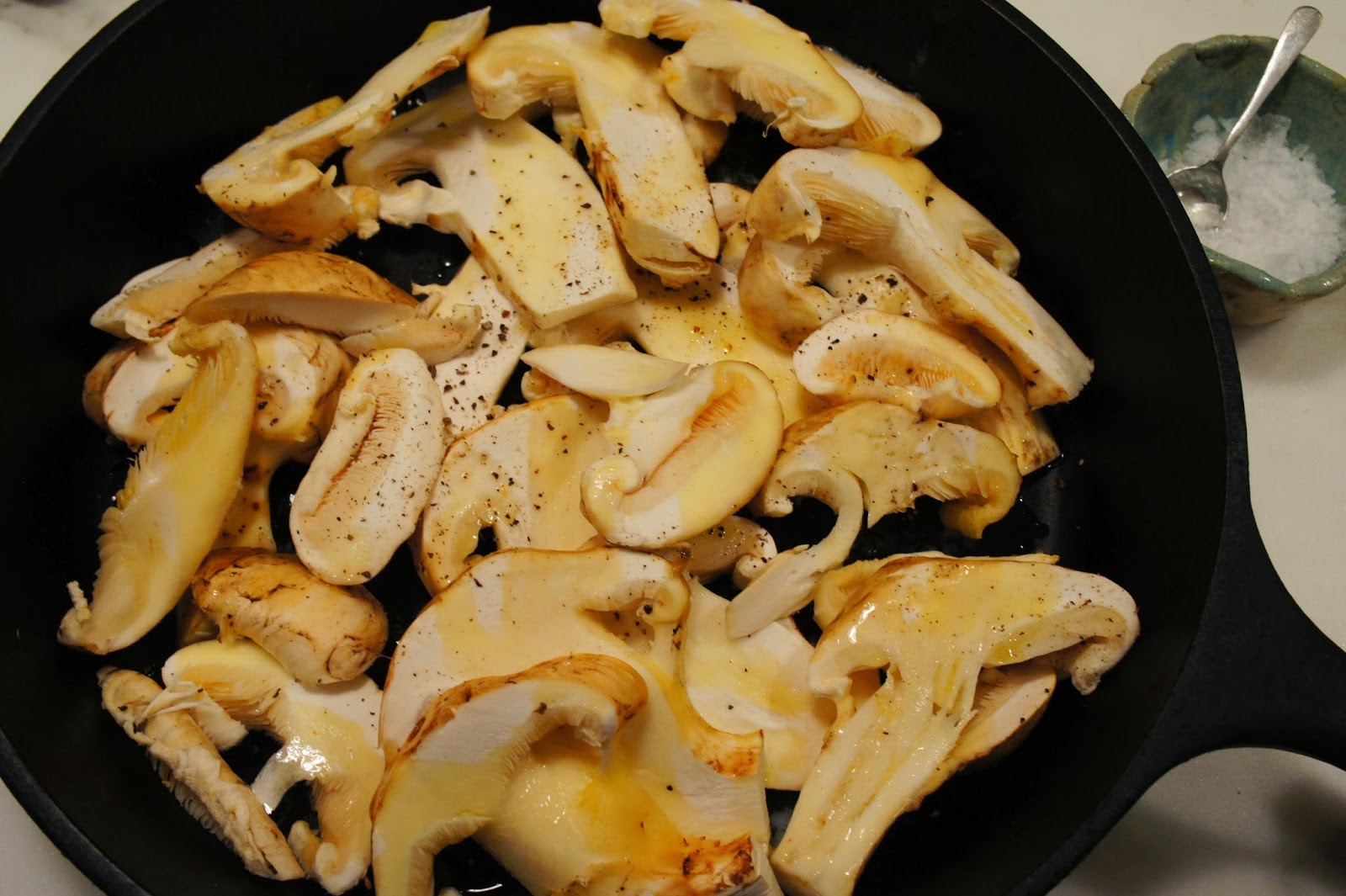Roasted Matsutake Mushrooms