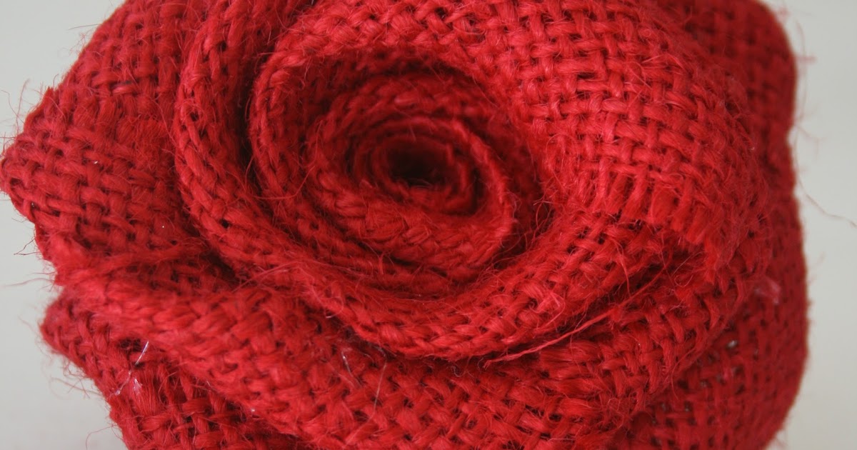Pajama Crafters How to Make Burlap Roses
