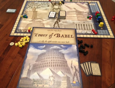 Tower of Babel board game by Reiner Knizia