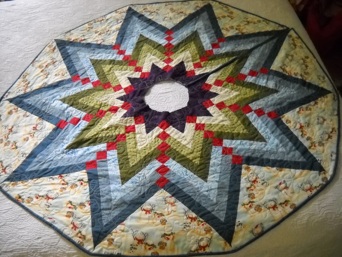 Quilt Christmas Tree Skirt Pattern Design Patterns