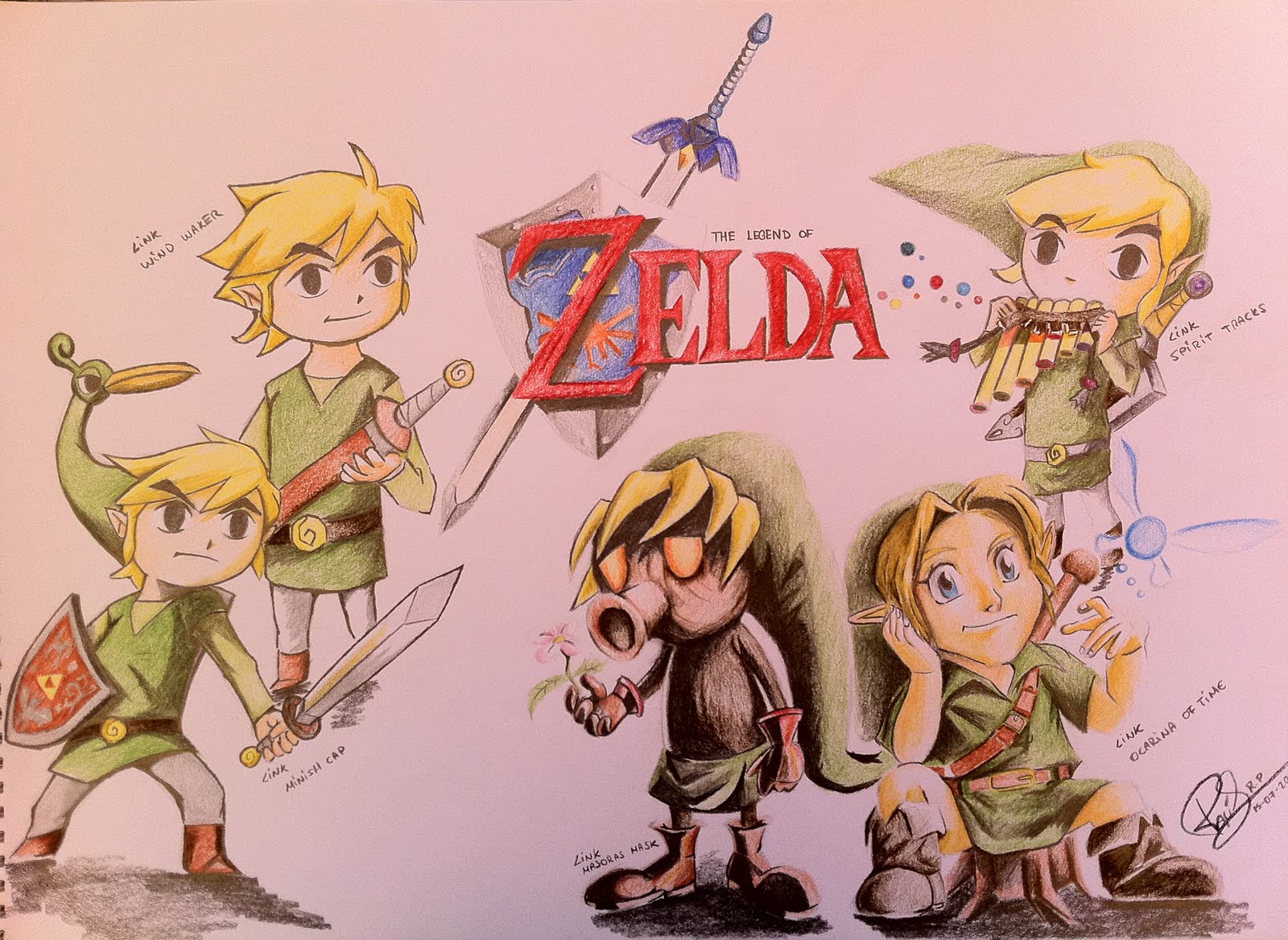 Mi pequeño lienzo The Adventures of Link