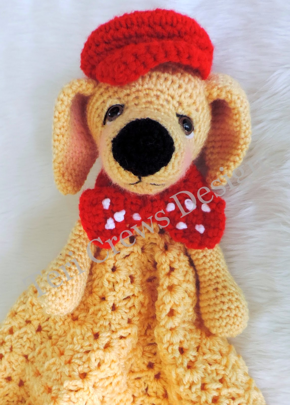 Teri's Blog New Yellow Dog Huggy Blanket Pattern