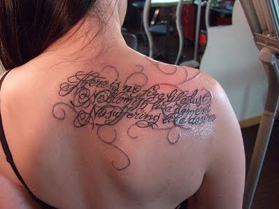 tattoos designs for girls on back. Upper Back Tattoo Design Other very place and one that is pretty much 