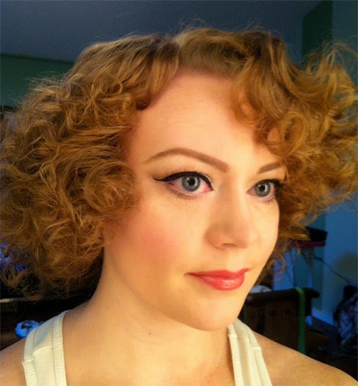 Bouffants and Beehives Vintage Pageboy Hairstyle using Pin Curls