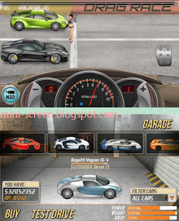 Free High Rated Drag Racing Game: Android's Interface