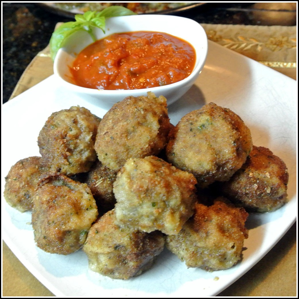 Mom, What's For Dinner? Ricotta Fried Meatballs