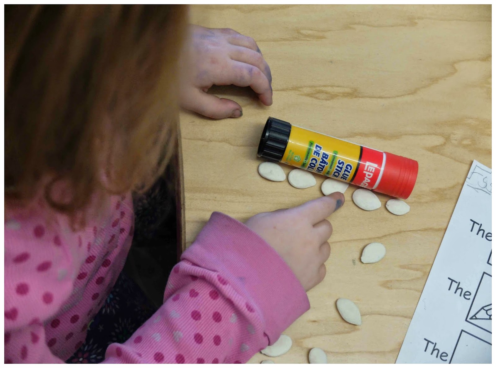 pumpkin seed measuring rubber boots and elf shoes