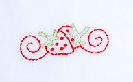 Strawberries from Cake embroidery pattern packet