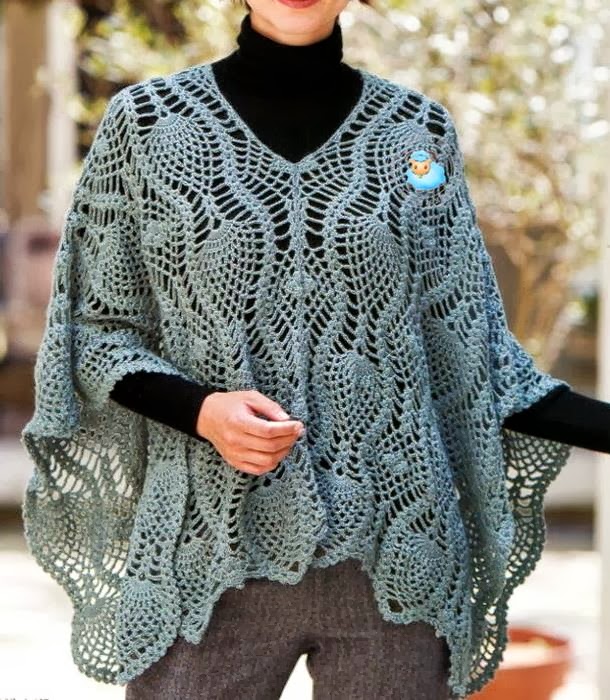 Crochet Shawls: Crochet Poncho Pattern - Sophisticated