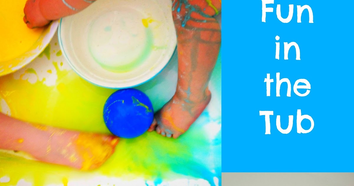 Playing and Learning Begins at Home Fun in the Tub Bath Play