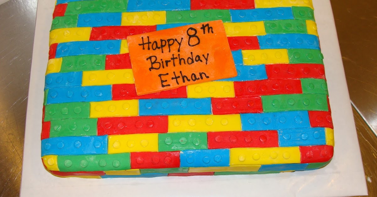 Door County Custom Cakes and Cookies Ethan's Lego Cake