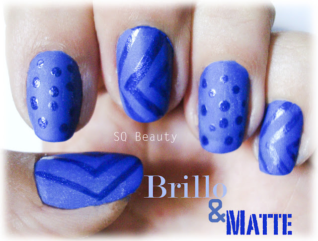 Nail Friday Manicura Brillo y Mate shine and matte manicure Silvia Quiros SQ Beauty