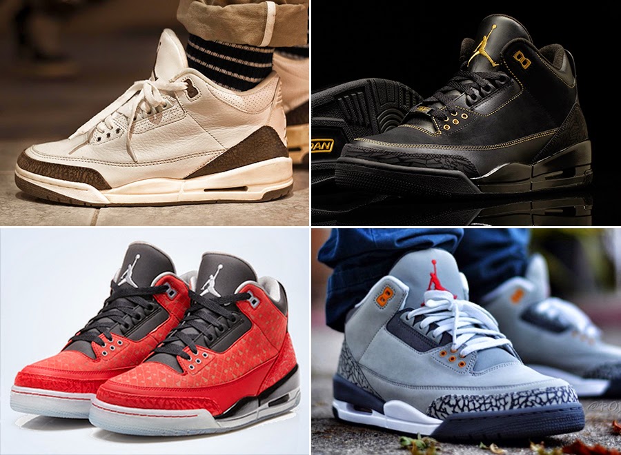 nike air jordan iii sneakers