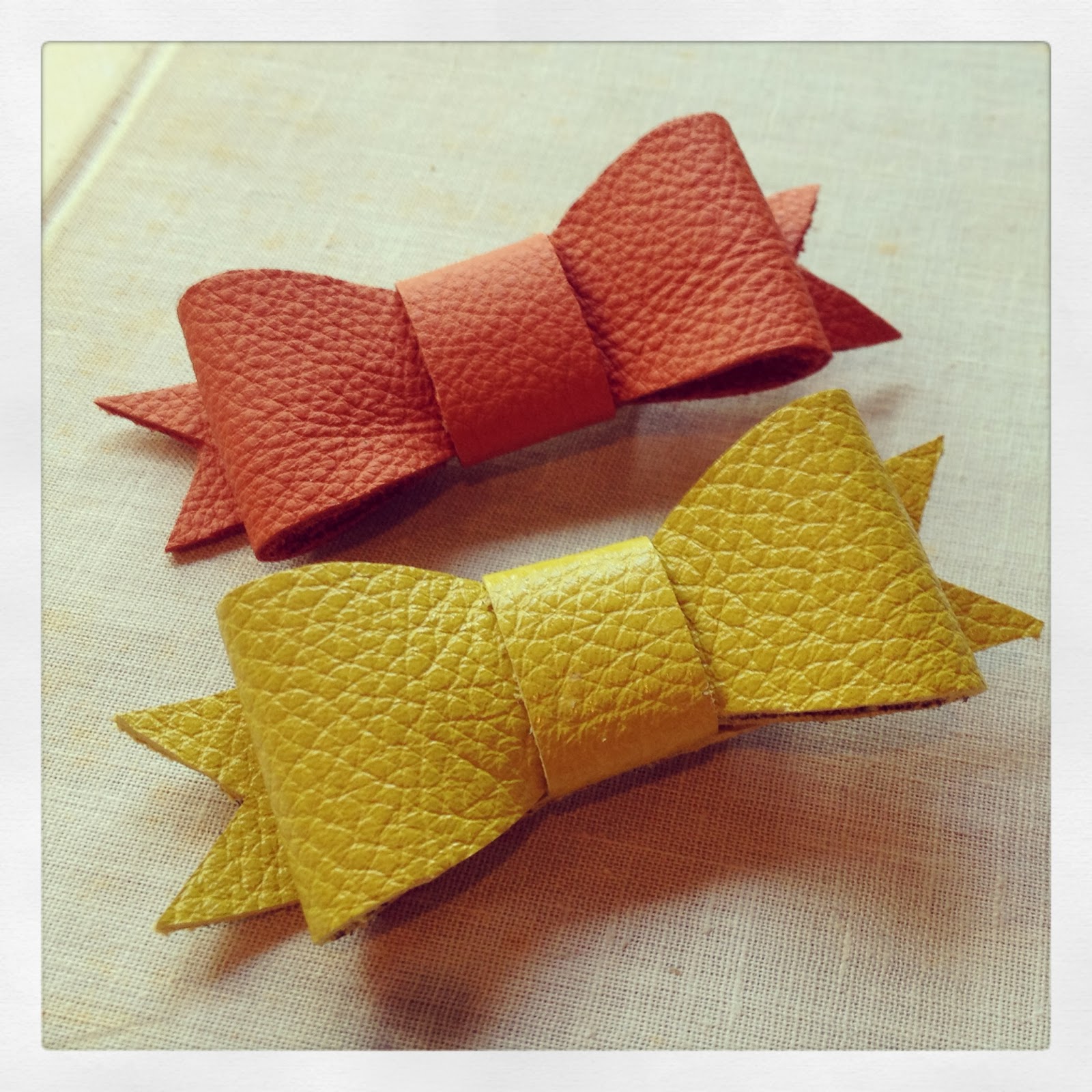 Leather Hair Bow Tutorial