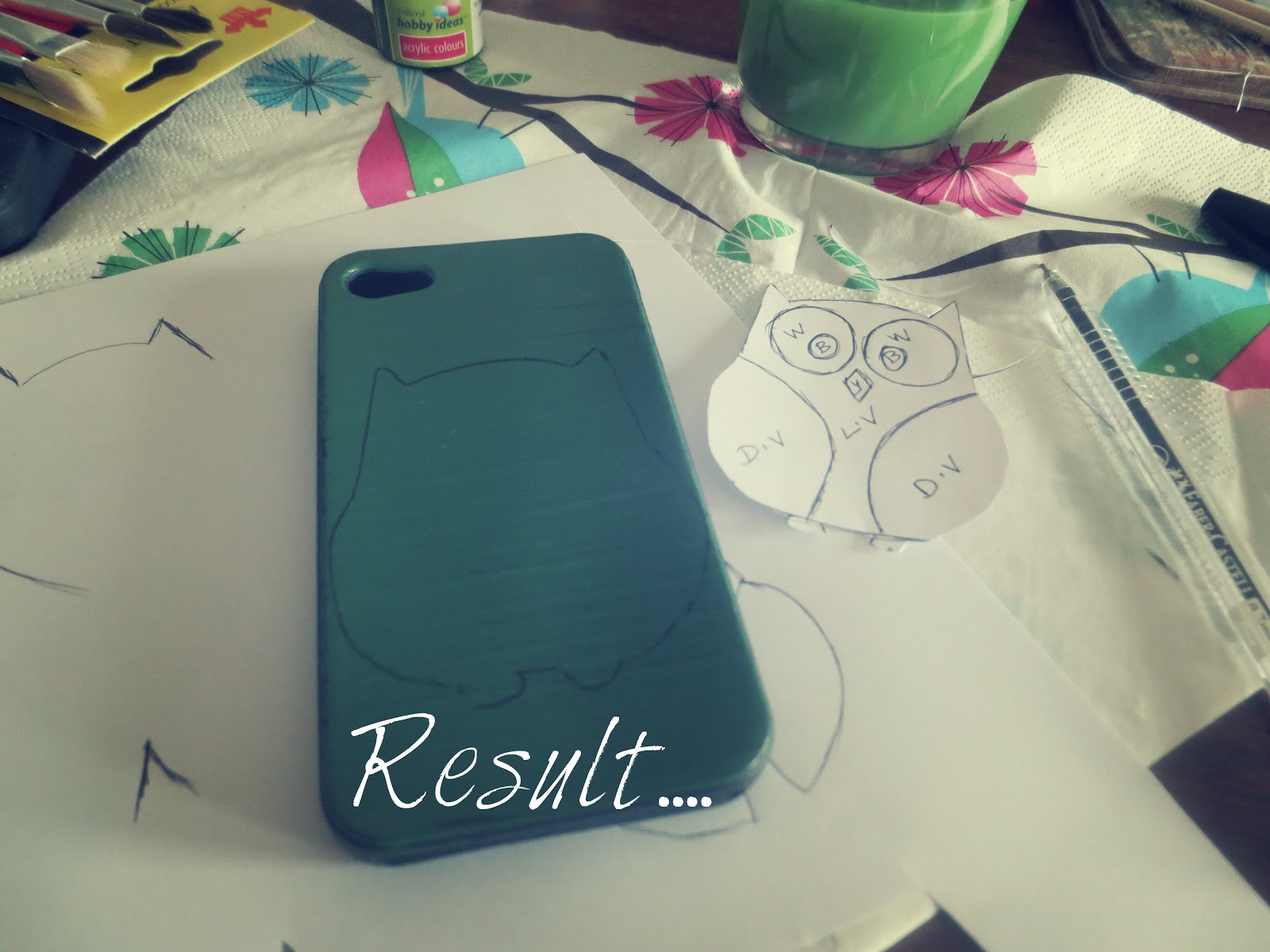 Angel's Corner: DIY iPhone case...♥