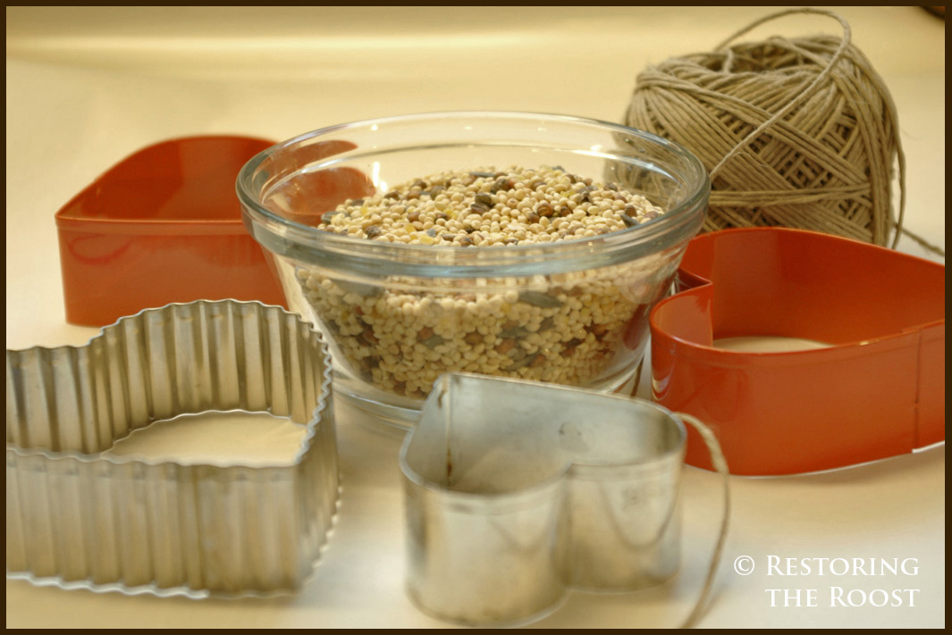 Restoring the Roost Valentine Bird Seed Hearts