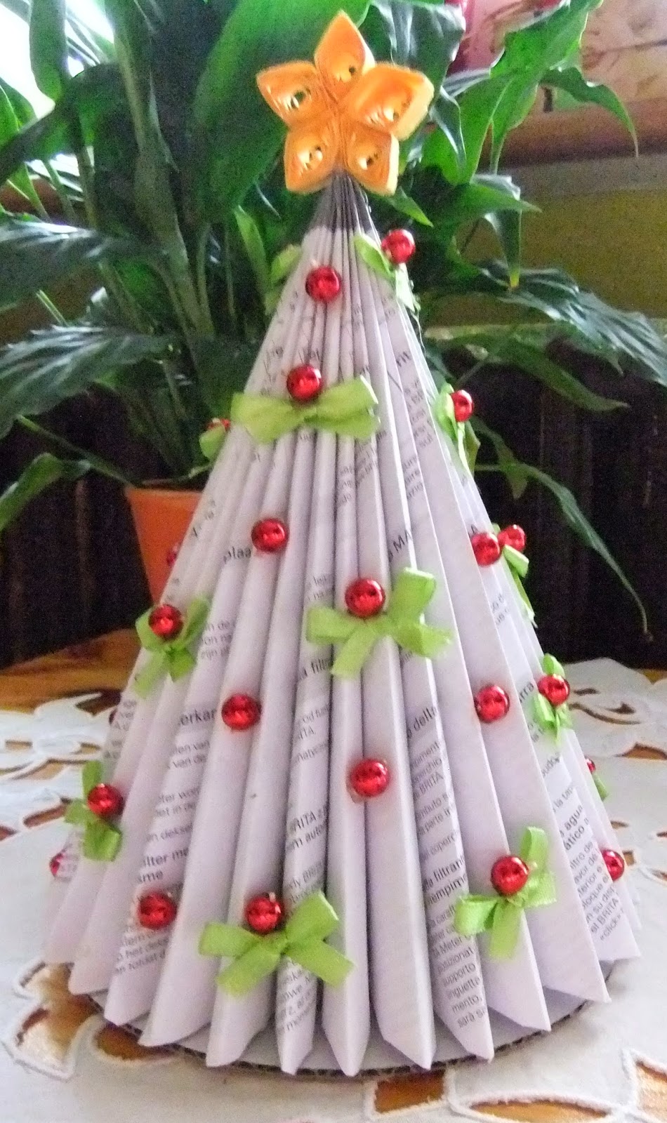 ROBÓTKI EWCI CHOINKA Z PAPIERU I ŚWIECZNIKI DECOUPAGE