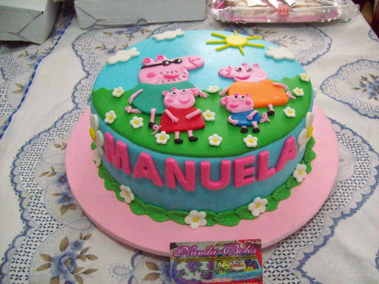 Nanda Bolos FESTA TEMA PEPPA PIG