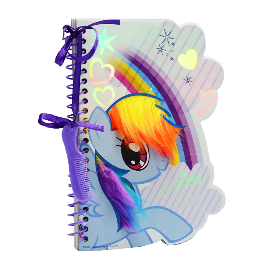 Brushable Rainbow Dash Diary and Notebook in Australia MLP Merch