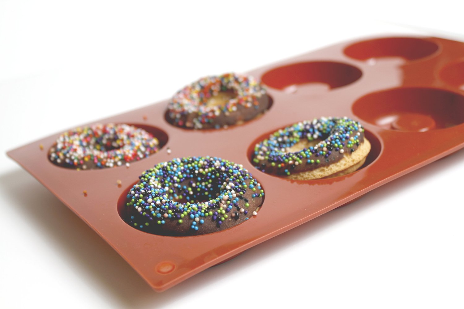 WS Momma Readers Nook 8 Cup Silicone Donut Baking Pan