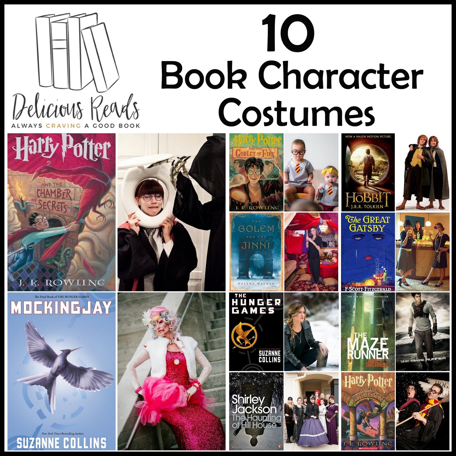 Delicious Reads: Book Character Costume Ideas for Halloween