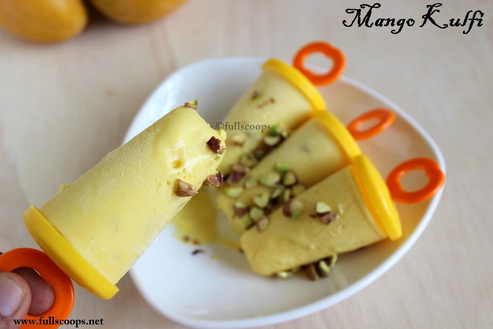 No Cook Mango Kulfi Instant Kulfi Recipe Full Scoops A food blog