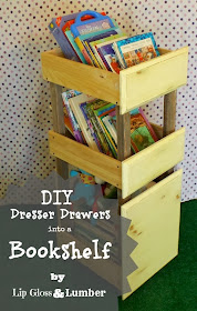 Someday Crafts Diy Dresser Drawers Into A Bookshelf