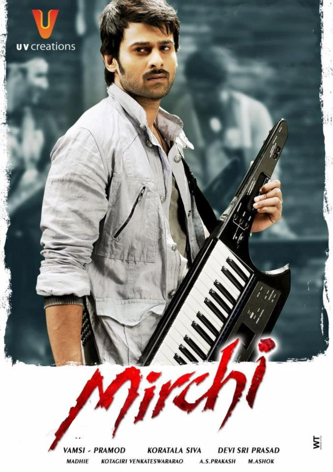 Prabhas Mirchi Movie First Look Posters - a movie book