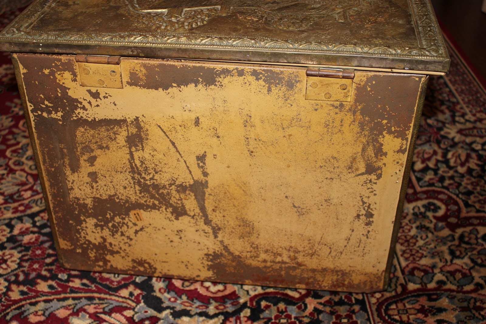 Joyously Living Life Large Embossed Metal Box?