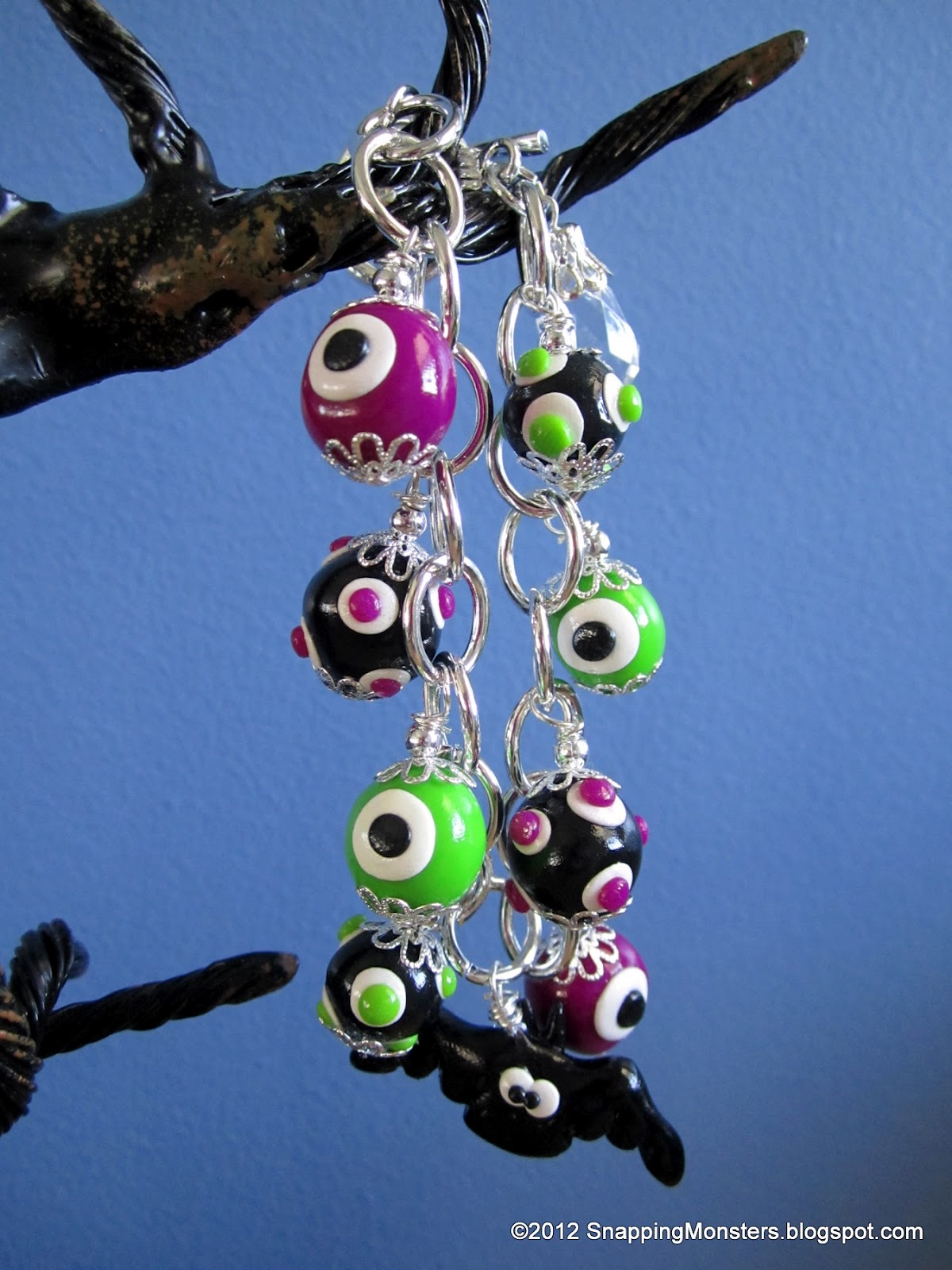 Snapping Monsters My Other Creations Halloween Bracelets