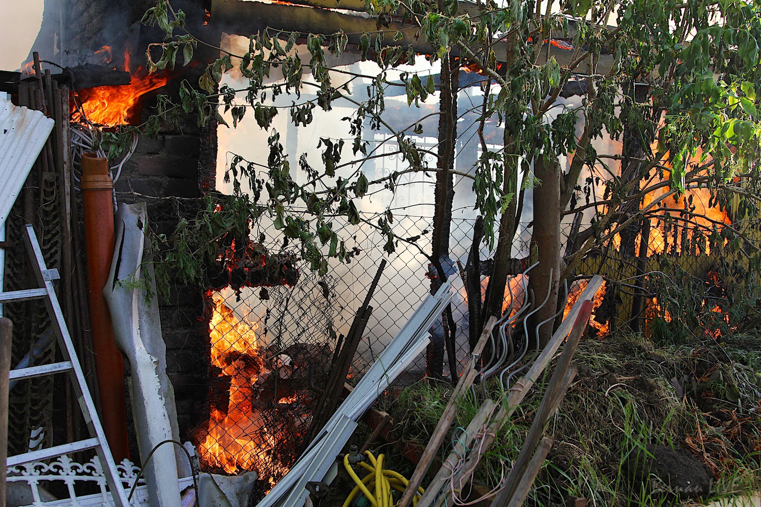Bernau: Grosseinsatz der Feuerwehr - Bungalow Brand... 18 Bernau LIVE - Dein Stadtmagazin für Bernau bei Berlin