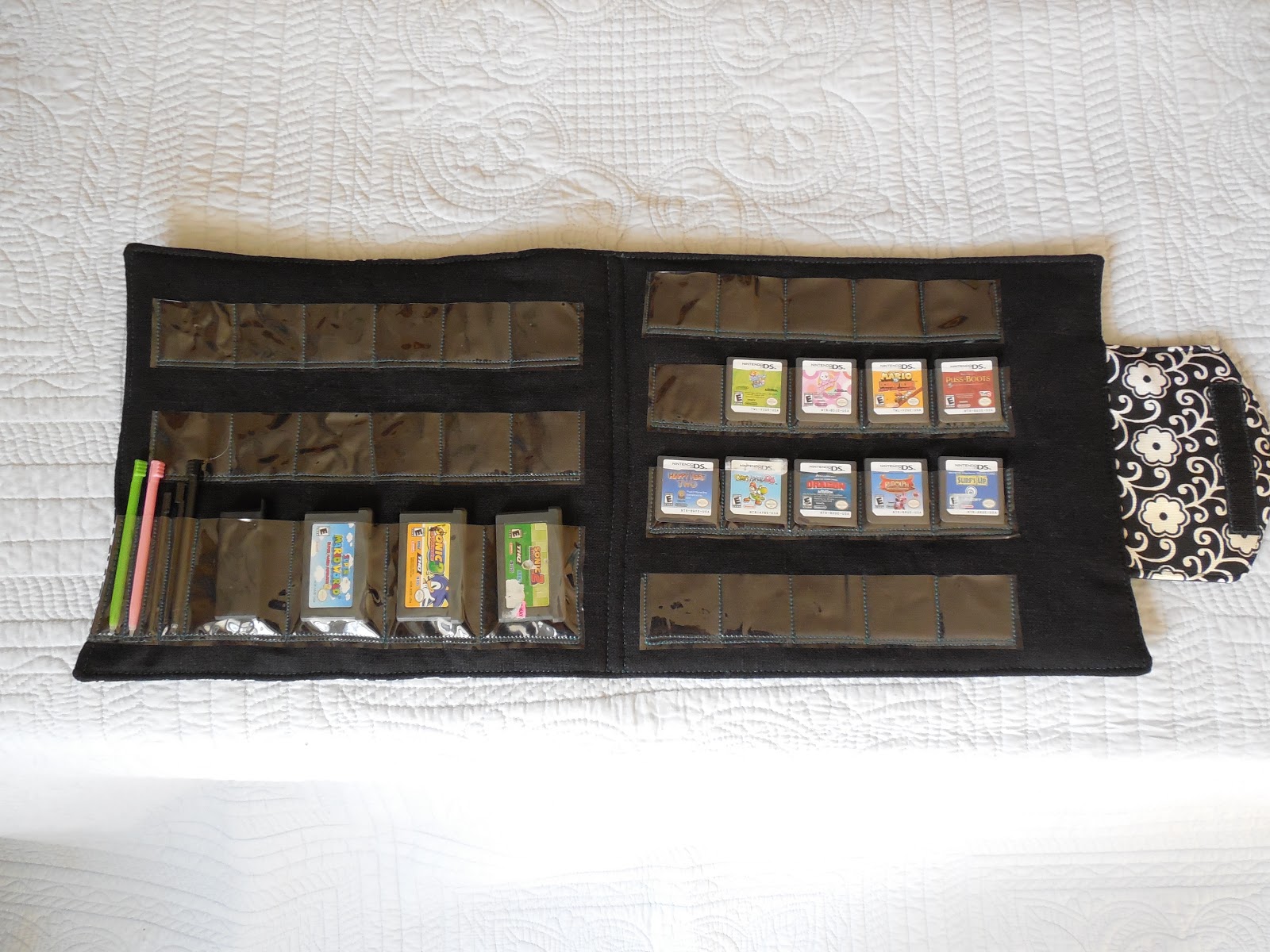 Tanderwen Quilts Nintendo DS game case